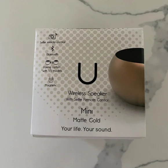 Mini Wireless Speaker - Gold - Picture 6 of 8